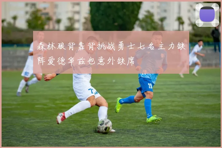 森林狼背靠背挑战勇士七名主力缺阵爱德华兹也意外缺席
